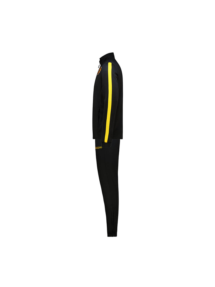 Kids Supporters Tracksuit - BLACK/YELLOW SAFFRON