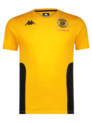 Leisure Tee 2025/26 - YELLOW SAFFRON/BLACK