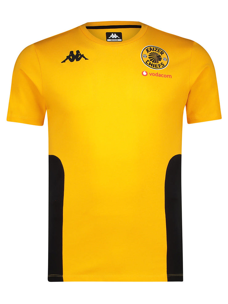 Leisure Tee 2025/26 - YELLOW SAFFRON/BLACK