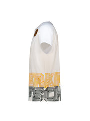 Kids Supporters Graphic Cotton Tee - White
