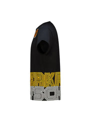 Kids Supporters Graphic Cotton Tee - Black