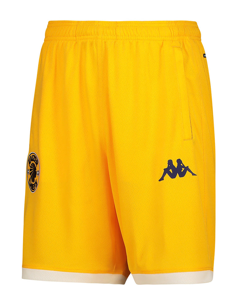 Training Short With Zip 2025/26 - Yellow Saffron/White