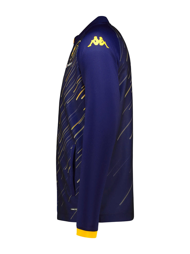 Warm Up Full Zip 2025/26 - Blue Astral/Yellow